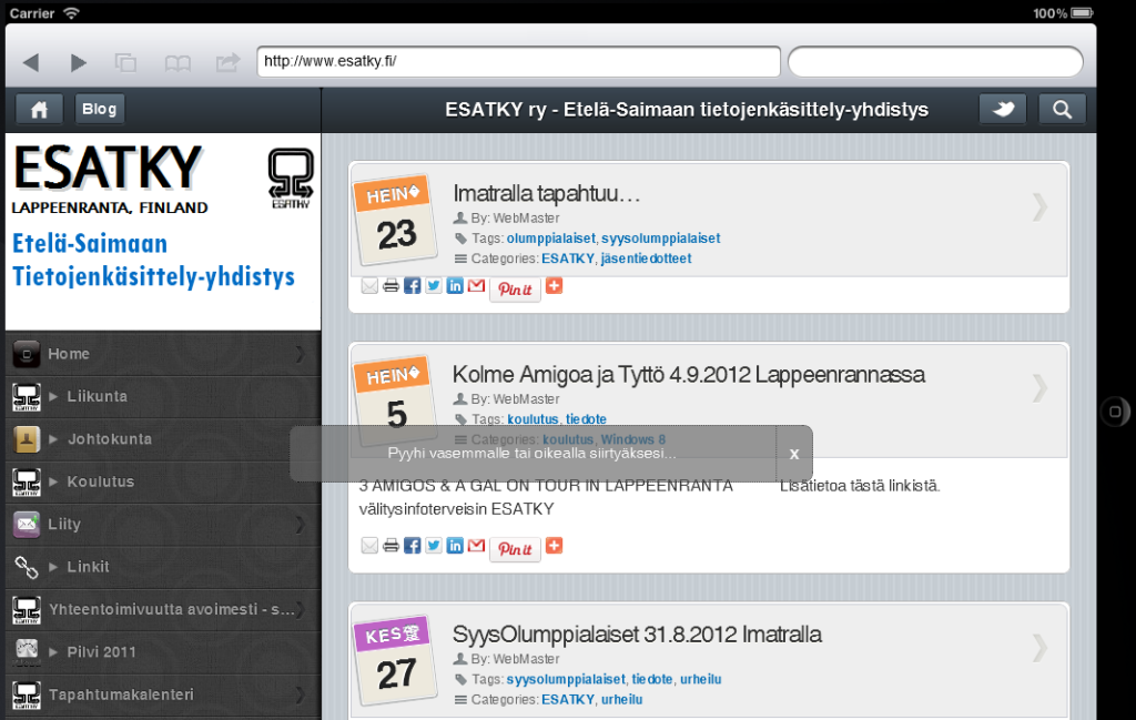 Tiedote 3/2012 päivitetty