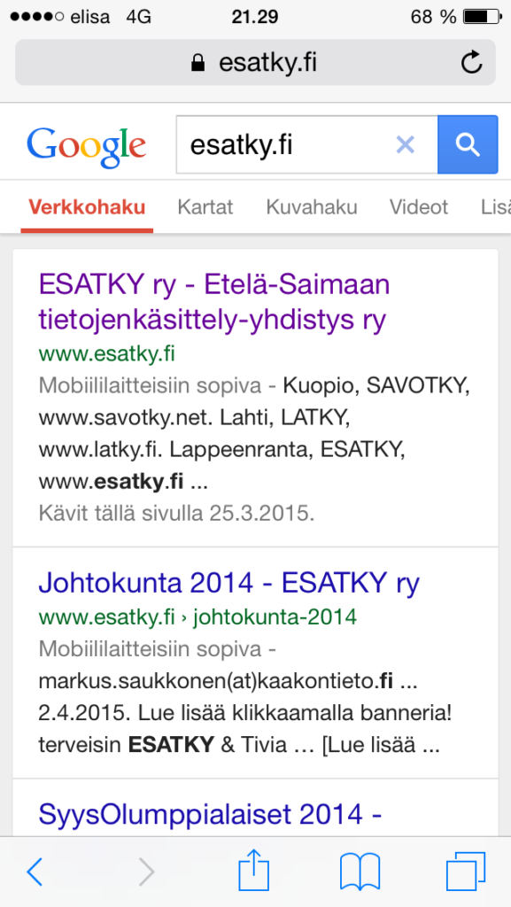 Tiedote 2/2015 julkaistu